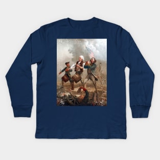 Spirit of '76 (weathered) Kids Long Sleeve T-Shirt